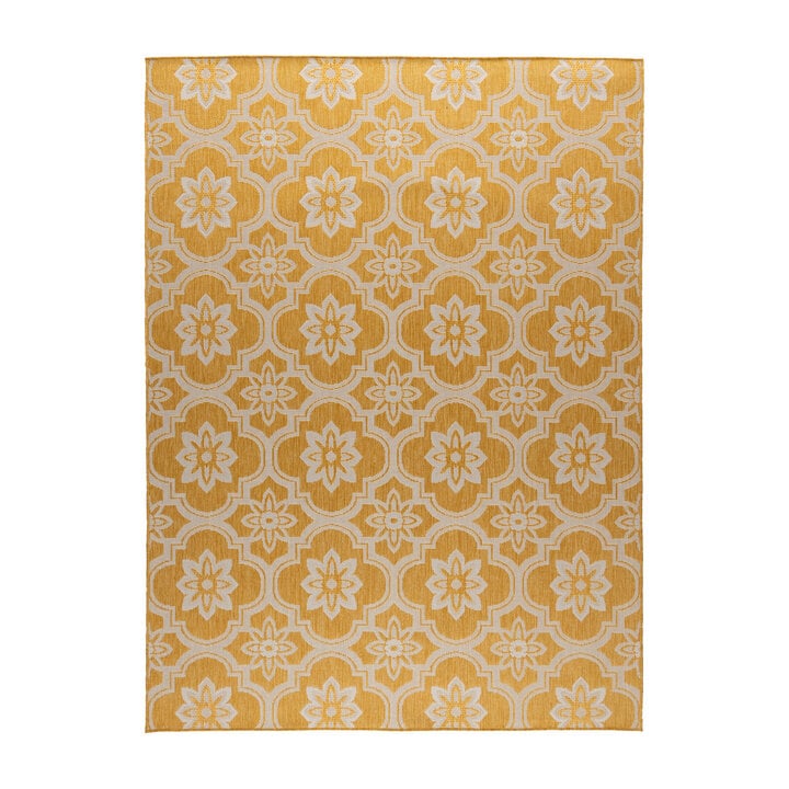 Buitenkleed - Rio Flower Geel - 1
