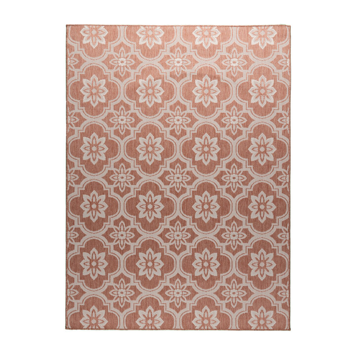 Buitenkleed - Rio Flower Roze - 1