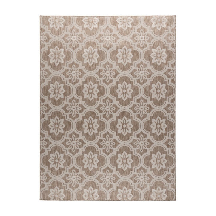 Buitenkleed - Rio Flower Beige - 1