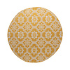 Rond buitenkleed - Rio Flower Geel - thumbnail 1