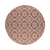 Rond buitenkleed - Rio Flower Roze - thumbnail 1