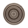 Rond jute buitenkleed - Nusa Medallion Bruin/Beige  - thumbnail 1
