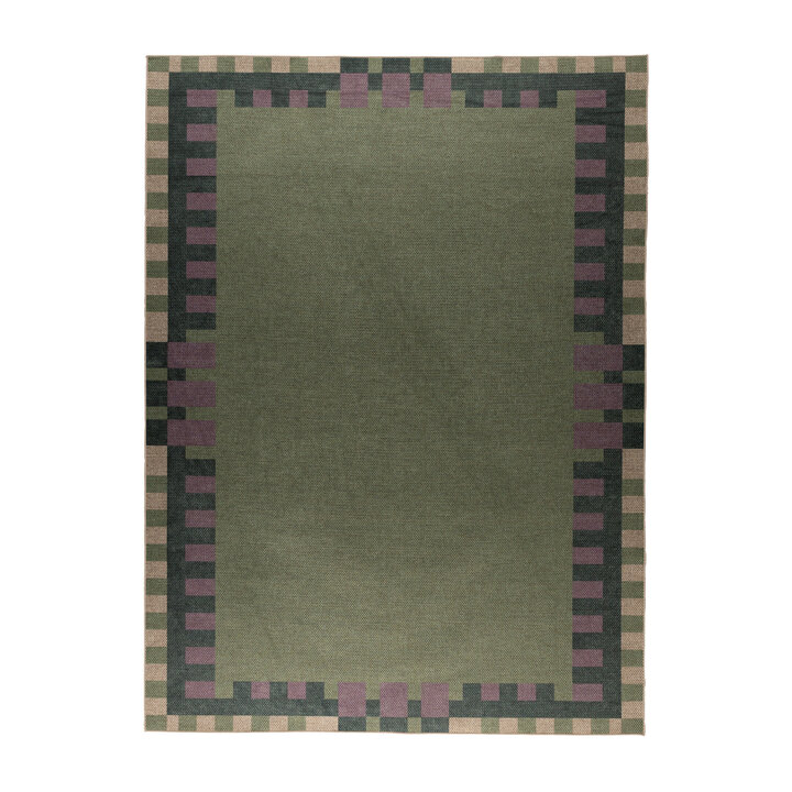 Jute buitenkleed - Mambo Blox Groen - 1
