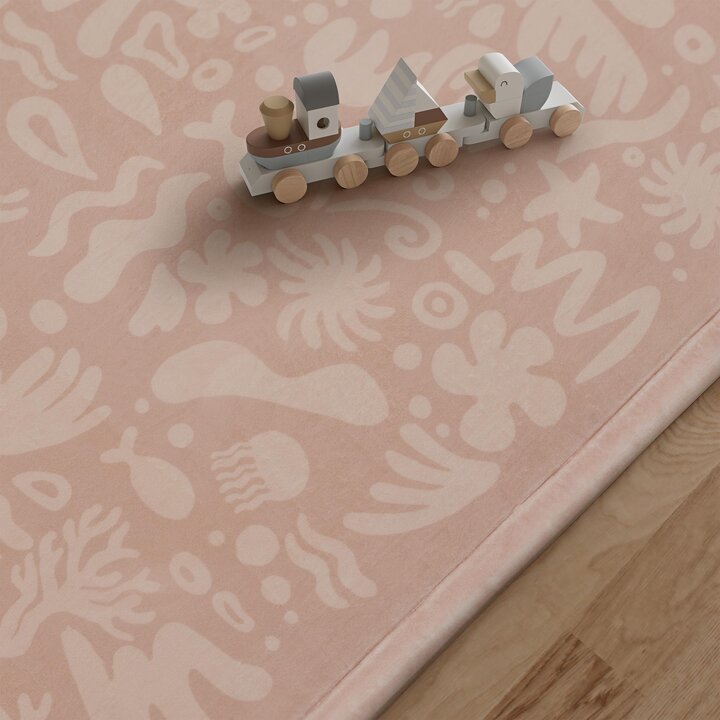 Wasbaar speelkleed - Flo Roze - 2