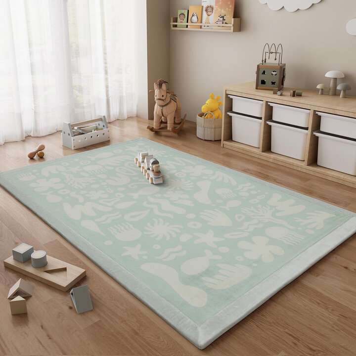Wasbaar speelkleed - Flo Groen