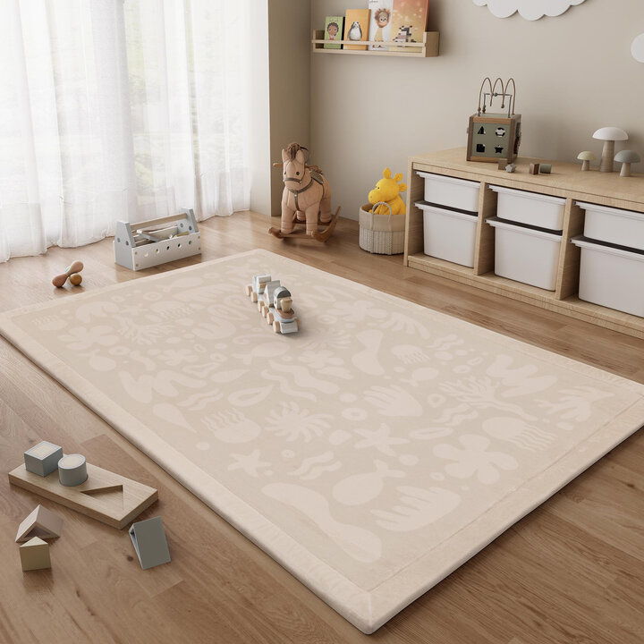 Wasbaar speelkleed - Flo Beige