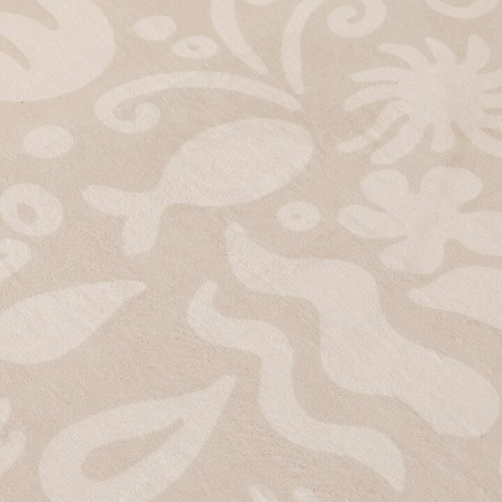 Rond wasbaar speelkleed - Flo Beige - 3