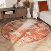 Rond abstract vloerkleed - Candice Terracotta - thumbnail