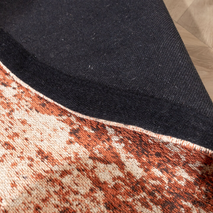 Rond abstract vloerkleed - Candice Terracotta - 6