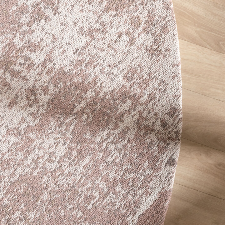 Rond abstract vloerkleed - Candice Taupe - 4