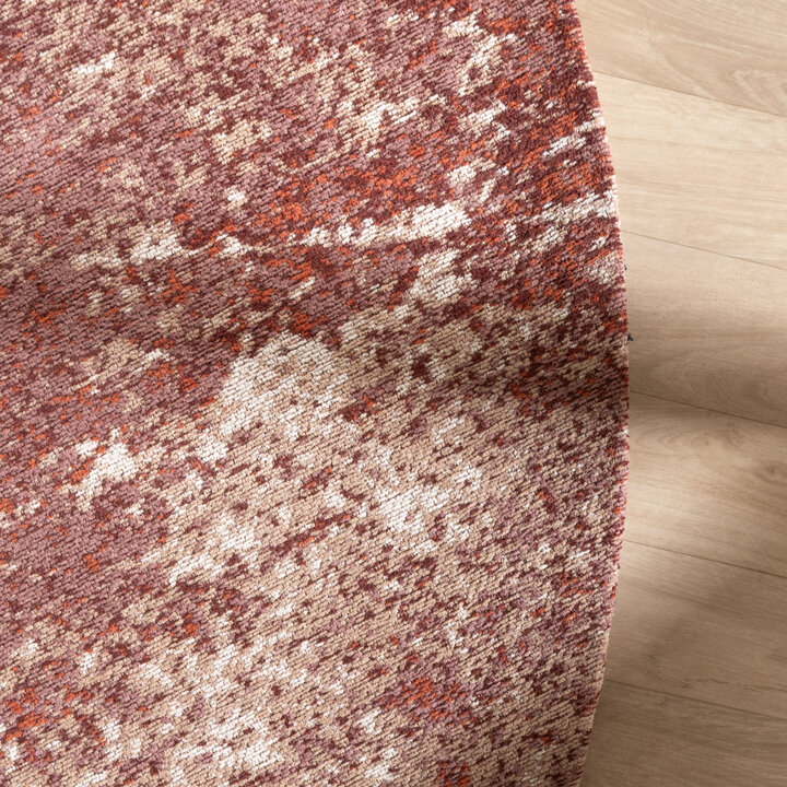 Rond abstract vloerkleed - Candice Roze - 4