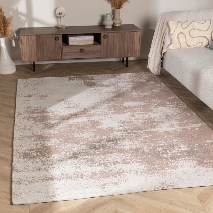 Abstract vloerkleed - Candice Taupe