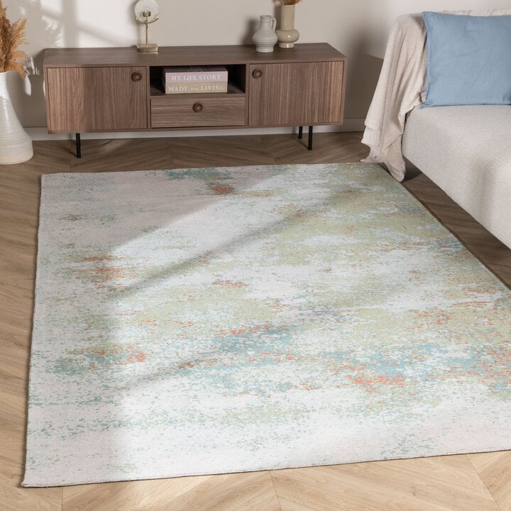 Abstract vloerkleed - Candice Mint
