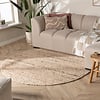 Rond wollen vloerkleed - Feline Taupe/Gemeleerd  - thumbnail