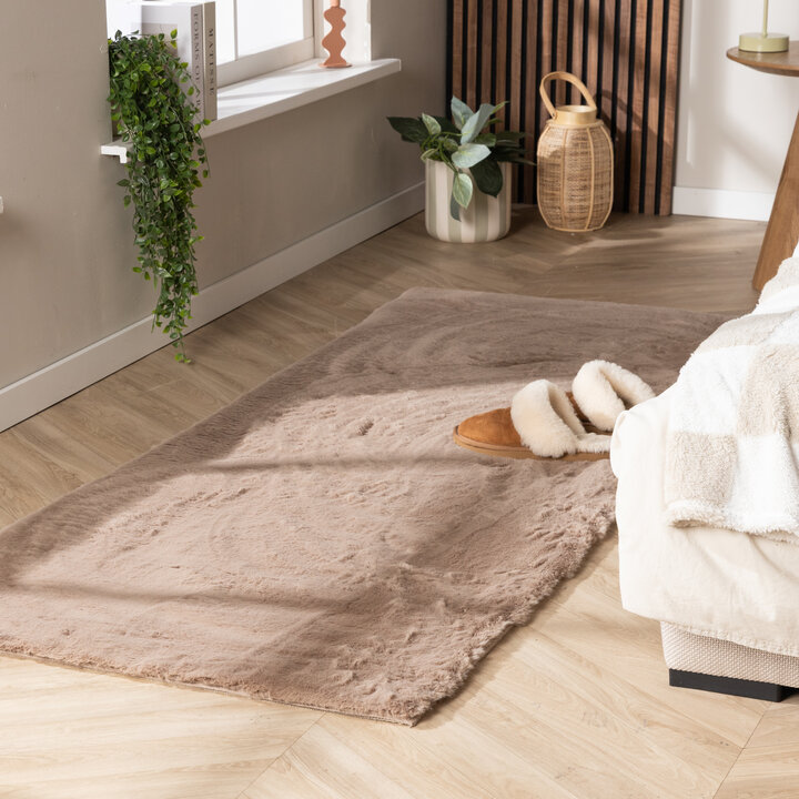 Zachte Hoogpolige loper - Comfy Supreme Taupe
