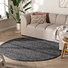 Rond wollen vloerkleed - Feline Antraciet/Gemeleerd - thumbnail