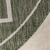 Rond buitenkleed - Isla Medaillon Groen/Wit  - thumbnail 3