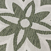 Rond buitenkleed - Isla Medaillon Groen/Wit  - thumbnail 2