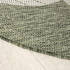 Rond jute buitenkleed - Nusa Flower Groen/Creme  - thumbnail 4