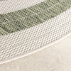 Rond jute buitenkleed - Nusa Sun Groen/Creme  - thumbnail 4