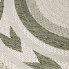 Rond jute buitenkleed - Nusa Orbit Groen/Creme  - thumbnail 2