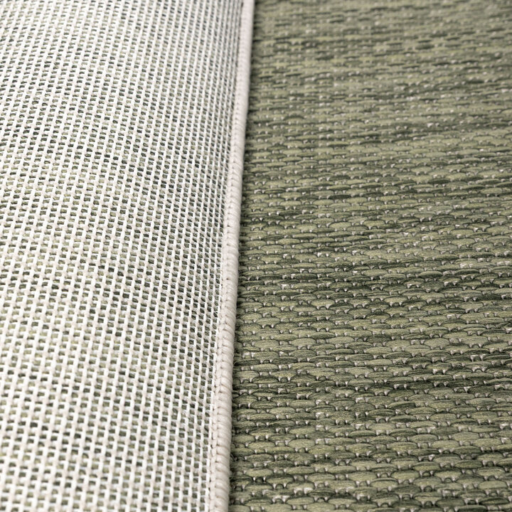 Jute buitenkleed - Nusa Border Groen/Creme  - 5