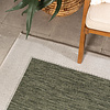 Jute buitenkleed - Nusa Border Groen/Creme  - thumbnail 1