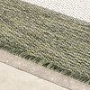 Jute buitenkleed - Nusa Border Creme/Groen  - thumbnail 4