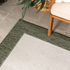 Jute buitenkleed - Nusa Border Creme/Groen  - thumbnail 1