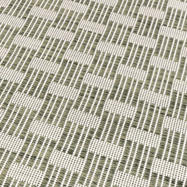 Jute buitenkleed - Nusa Loom Groen/Creme  - 2