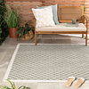 Jute buitenkleed - Nusa Loom Creme/Groen  - thumbnail