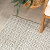 Jute buitenkleed - Nusa Lines Creme/Groen  - thumbnail 1
