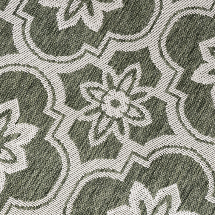 Buitenkleed - Rio Flower Groen  - 2