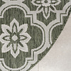 Rond buitenkleed - Rio Flower Groen  - thumbnail 3