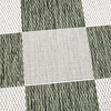 Geometrisch buitenkleed - Faro Blocks Groen - thumbnail 2