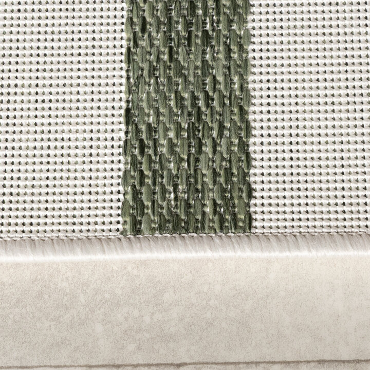 Geometrisch buitenkleed - Faro Tiles Groen - 4
