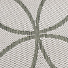 Geometrisch buitenkleed - Faro Ripple Wit/Groen - thumbnail 2