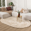 Ovaal Shaggy vloerkleed - Blaze Beige - thumbnail