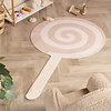 Wasbaar kindervloerkleed - Lexi Lollipop Beige - thumbnail