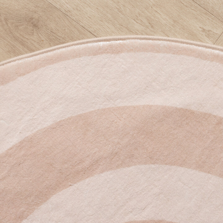 Wasbaar kindervloerkleed - Lexi Lollipop Beige - 4