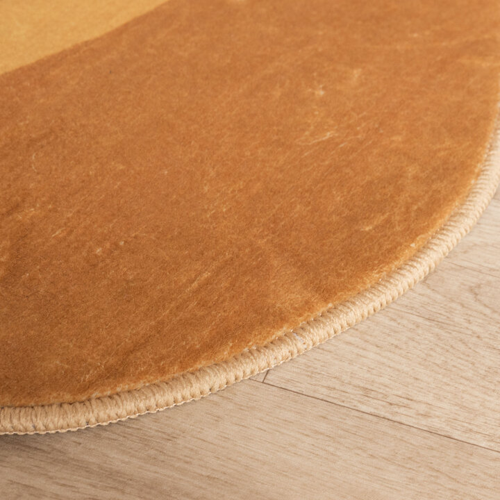 Wasbaar kindervloerkleed - Lexi Croissant Bruin - 5