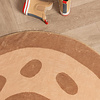 Wasbaar kindervloerkleed - Lexi Donut Bruin - thumbnail 2