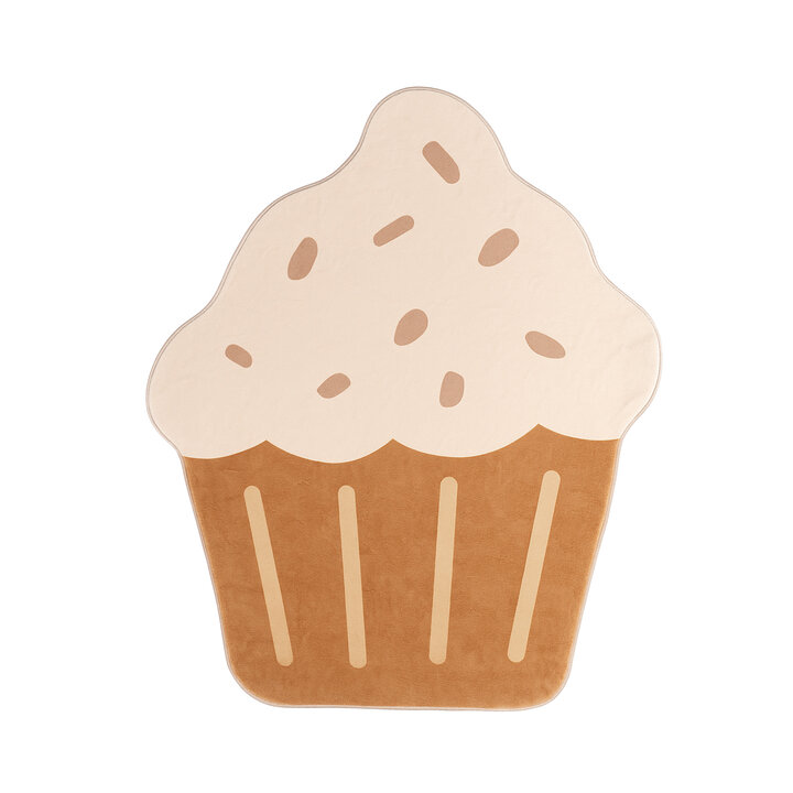 Wasbaar kindervloerkleed - Lexi Cupcake Beige - 1