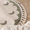 Rond wasbaar kindervloerkleed - Moos Moon Groen  - thumbnail 2