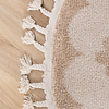 Rond wasbaar kindervloerkleed - Moos Flower Creme  - thumbnail 4
