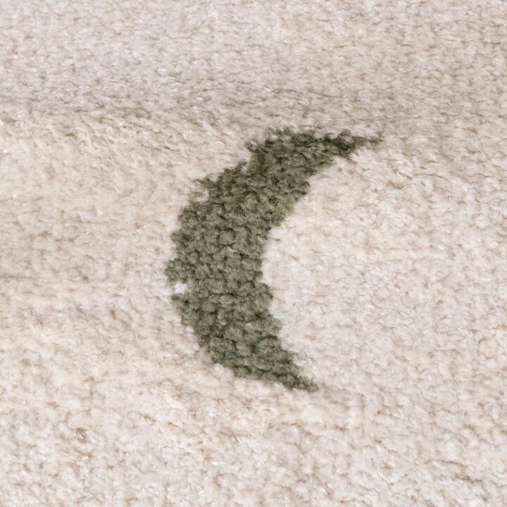 Wasbaar kindervloerkleed - Moos Moon Groen  - 3