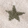 Wasbaar kindervloerkleed - Moos Star Groen  - thumbnail 3