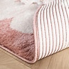 Wasbaar kindervloerkleed - Moos Star Roze  - thumbnail 6