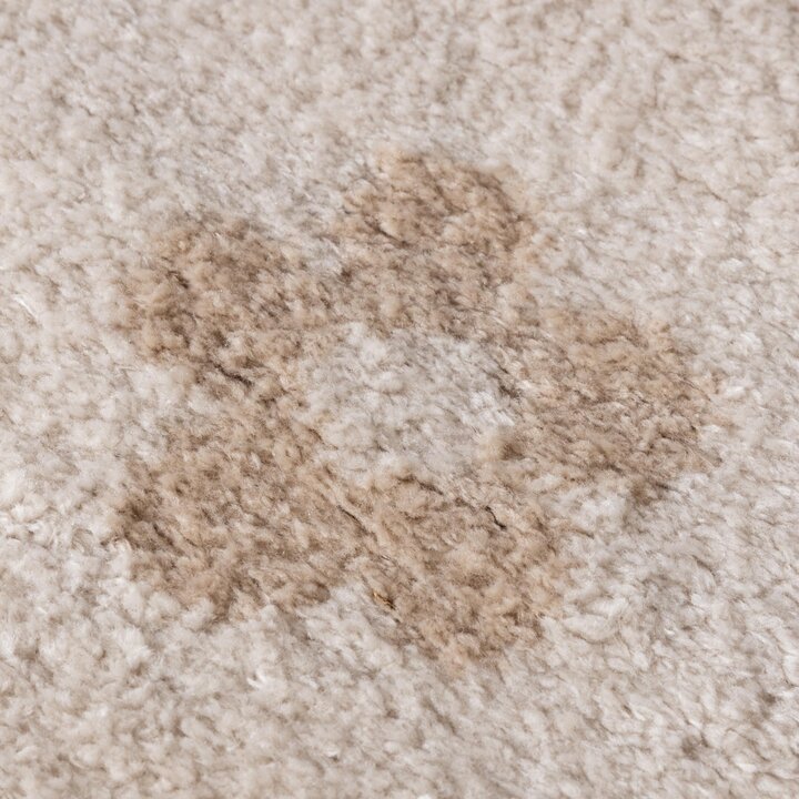Wasbaar kindervloerkleed - Moos Flower Creme  - 2