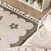 Wasbaar kindervloerkleed - Moos Flower Groen  - thumbnail 1